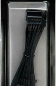 Alternative view of Be Quiet CS-3440 7-Pin SATA III - 3x 7-Pin SATA III Angle (90°) Cable 0.42m Μαύρο (BC022)