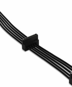 Be Quiet CS-3420 7-Pin SATA III - 2x 7-Pin SATA III Angle (90°) Cable 0.4m Μαύρο (BC021)