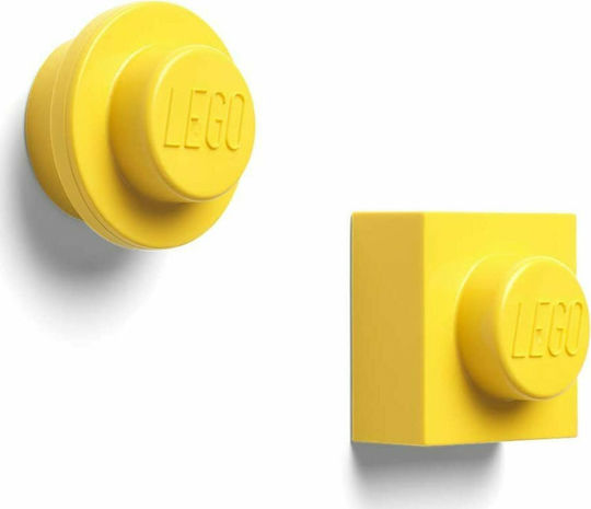 Room Copenhagen LEGO Copenhagen Σετ Μαγνητάκια Κίτρινο 2τμχ 40101732