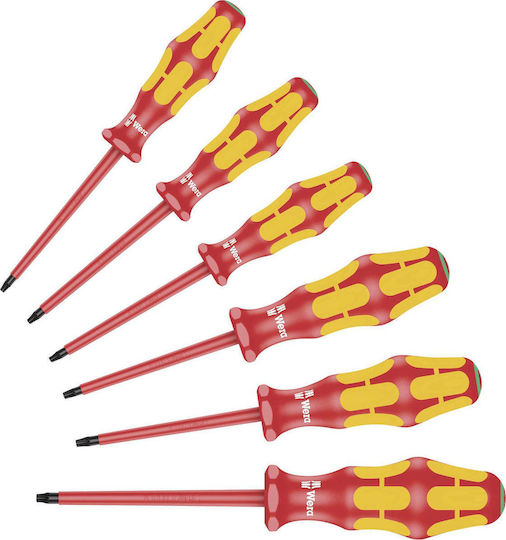 Wera Σετ 6 Κατσαβίδια Ηλεκτρολόγου 1000V 167 i/6 05133356001