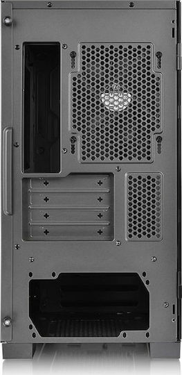 Thermaltake S100 Tempered Glass Micro Chassis Micro Tower Κουτί Υπολογιστή με Πλαϊνό Παράθυρο Μαύρο - Image 6