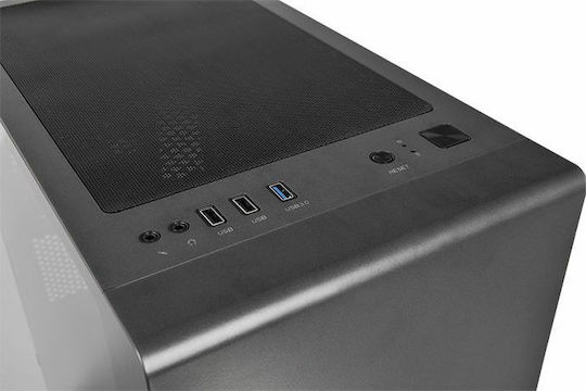 Thermaltake S100 Tempered Glass Micro Chassis Micro Tower Κουτί Υπολογιστή με Πλαϊνό Παράθυρο Μαύρο - Image 5