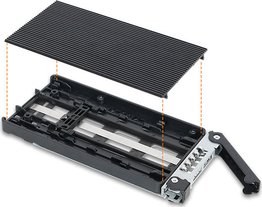 Icy Dock ToughArmor Caddy Μαύρο MB834M2K-B - Image 5