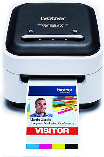 Brother Vc-500w Εκτυπωτής Ετικετών Zink USB, Wi-Fi, Bluetooth, Ethernet 313 dpi Έγχρωμος VC-500W - Image 4