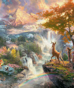 Alternative view of Puzzle Kinkade Disney Bambi 2D 1000 Κομμάτια 59486