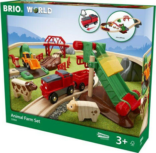 Brio Toys Animal Farm Σετ με Τρενάκι από Ξύλο για 3+ Ετών 33984 - Image 8