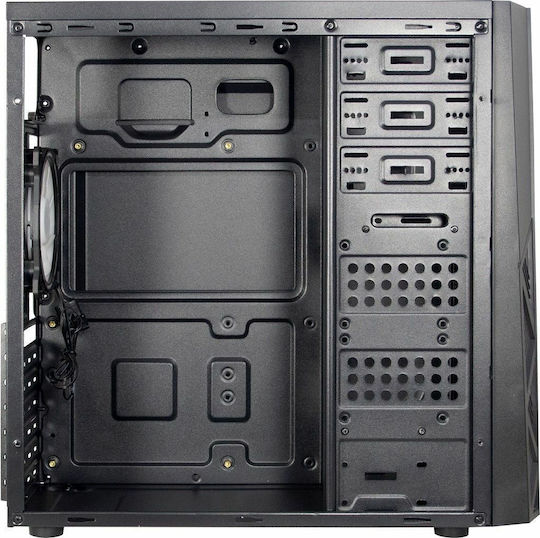 Inter-Tech B-02 RGB Gaming Midi Tower Κουτί Υπολογιστή με Πλαϊνό Παράθυρο Μαύρο - Image 5