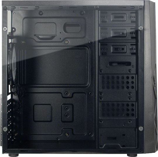 Inter-Tech B-02 RGB Gaming Midi Tower Κουτί Υπολογιστή με Πλαϊνό Παράθυρο Μαύρο - Image 6