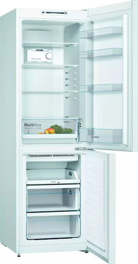 Bosch Ψυγειοκαταψύκτης 305lt Total NoFrost Υ186xΠ60xΒ66εκ. Λευκός KGN36NWEA - Image 2