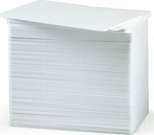 Zebra Premier Pvc Blank White Cards 30 Mil 104523-111