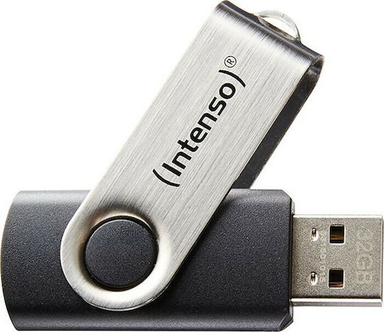 Intenso Basic Line 64GB USB 2.0 Stick Μαύρο - Image 2