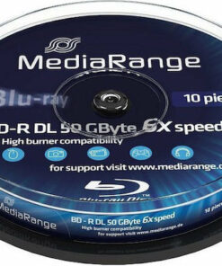 Alternative view of MediaRange Εγγράψιμα BD-R 6x Dual Layer 50GB Cake Box 10τμχ MR507
