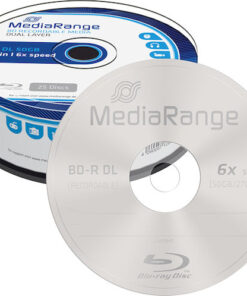 Alternative view of MediaRange Εγγράψιμα BD-R 6x Dual Layer 50GB Cake Box 25τμχ MR508