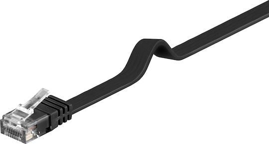 Goobay Flat U/UTP Cat.6 Καλώδιο Δικτύου Ethernet 20m Μαύρο 1τμχ 95385 - Image 2