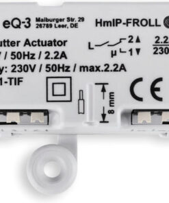 Alternative view of HomeMatic HmIP-FROLL Ενδιάμεσος Διακόπτης IP Wireless Actuator σε Λευκό Χρώμα 151347A0