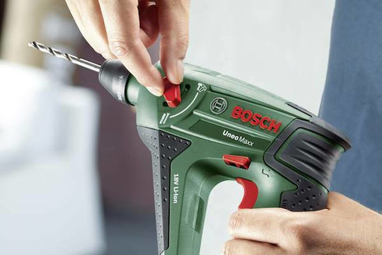 Bosch Uneo Maxx Κρουστικό Σκαπτικό Πιστολέτο Μπαταρίας 18V 2x2.5Ah με Υποδοχή SDS Plus 0603952327 - Image 3