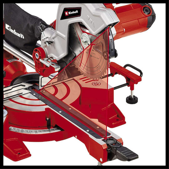 Einhell TC-MS 216 Φαλτσοπρίονο Ρεύματος με Ισχύ 1400W, Δίσκο Κοπής Διαμέτρου 216mm & Ταχύτητα Κοπής 5000rpm - Image 5