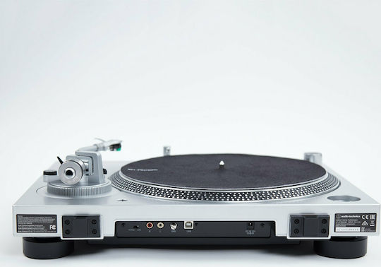 Audio Technica AT-LP120XUSB Πικάπ με Direct Drive και Προενίσχυση Ασημί - Image 3