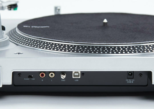 Audio Technica AT-LP120XUSB Πικάπ με Direct Drive και Προενίσχυση Ασημί - Image 4