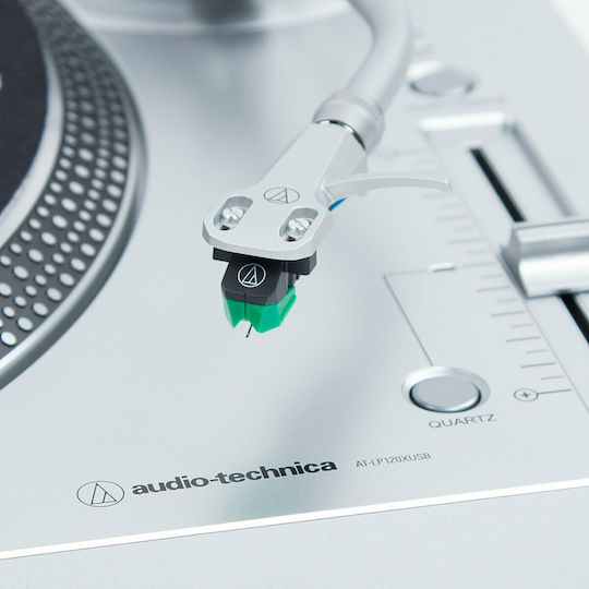 Audio Technica AT-LP120XUSB Πικάπ με Direct Drive και Προενίσχυση Ασημί - Image 5