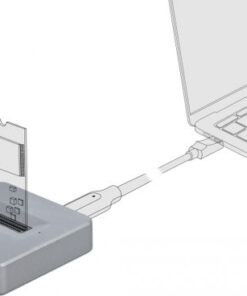 Alternative view of DeLock Docking Station Σκληρών Δίσκων PCIe M.2 (2280)" με σύνδεση USB-C (64000)