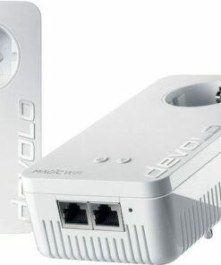 Devolo Magic 2 WiFi next Powerline Διπλού Kit για Ασύρματη Σύνδεση Wi‑Fi 5 με Passthrough Πρίζα και 2 Θύρες Gigabit Ethernet