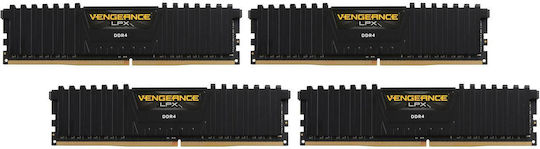 Corsair Vengeance LPX DDR4 32GB RAM με 4x8GB Modules και Ταχύτητα 3200 για Desktop CMK32GX4M4B3200C16 - Image 4
