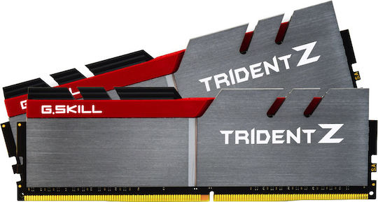 G.Skill Trident Z DDR4 32GB RAM με 2x16GB Modules και Ταχύτητα 3200 για Desktop F4-3200C16D-32GTZ - Image 2