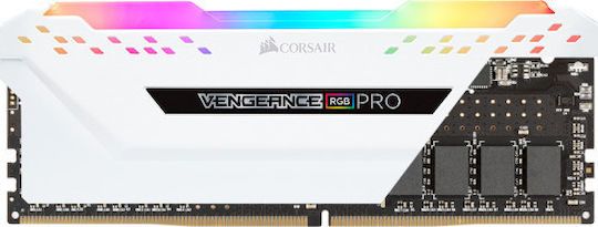 Corsair Vengeance RGB Pro DDR4 16GB RAM με 2x8GB Modules και Ταχύτητα 3000 για Desktop CMW16GX4M2C3000C15W - Image 4