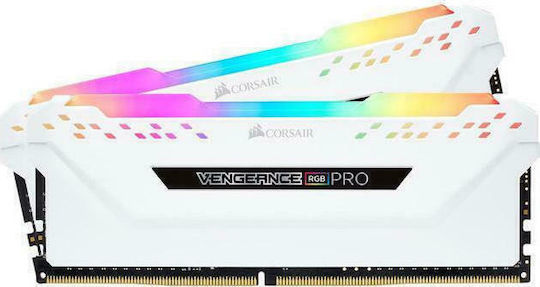 Corsair Vengeance RGB Pro DDR4 16GB RAM με 2x8GB Modules και Ταχύτητα 3000 για Desktop CMW16GX4M2C3000C15W - Image 3