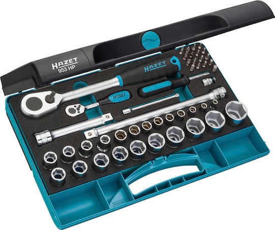 Hazet 953HP Καστάνια με Καρυδάκια 12" & 14" 47τμχ