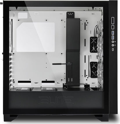 Sharkoon Elite Shark CA300T Gaming Midi Tower Κουτί Υπολογιστή με Πλαϊνό Παράθυρο και RGB Φωτισμό Λευκό - Image 4