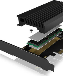 Alternative view of Icy Box Κάρτα PCIe για 1 M.2 NVMe SSD (IB-PCI214M2-HSL)