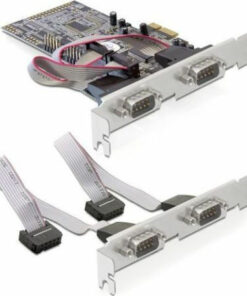 DeLock Κάρτα PCIe σε 4 θύρες RS232 DB9 Serial (89178)