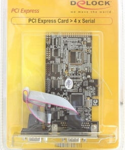 Alternative view of DeLock Κάρτα PCIe σε 4 θύρες RS232 DB9 Serial (89178)