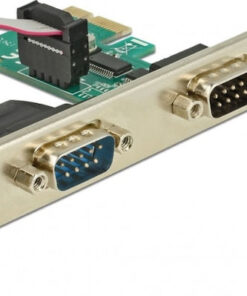 DeLock Κάρτα PCIe σε 2 θύρες RS232 DB9 Serial (89918)