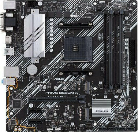 Asus Prime B550M-A/CSM Motherboard Micro ATX με AMD AM4 Socket 90MB14I0-M0EAYC - Image 2