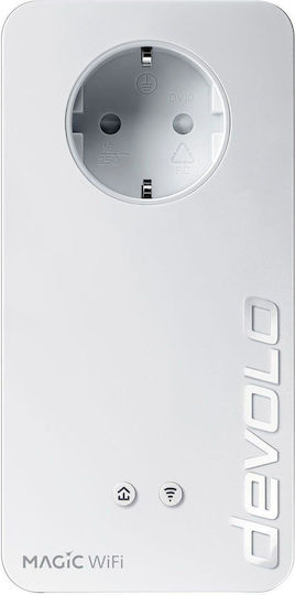 Devolo Magic 2 WiFi next Powerline για Ασύρματη Σύνδεση Wi‑Fi 5 με Passthrough Πρίζα και 2 Θύρες Gigabit Ethernet - Image 3
