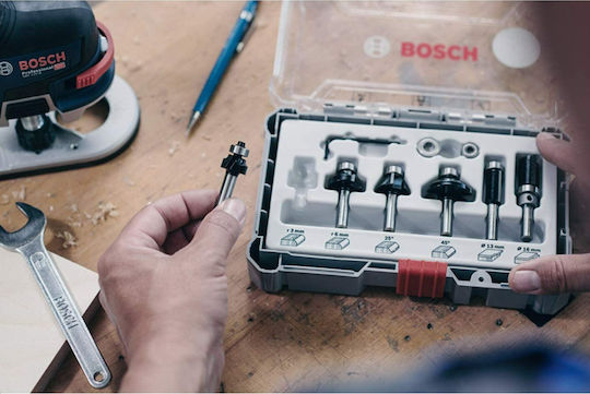 Bosch Σετ Φρέζες Καρβιδίου για Διαμόρφωση Ακμών σε Ξύλο 6mm 6τμχ - Image 4