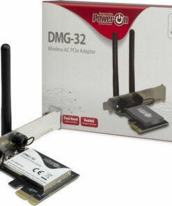 Alternative view of Inter-Tech DMG-32 Ασύρματη Κάρτα Δικτύου Wi‑Fi 5 (650Mbps) PCI-e