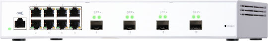 QNap QSW-M408S Managed L2 Switch με 8 Θύρες Gigabit (1Gbps) Ethernet και 4 SFP Θύρες - Image 4