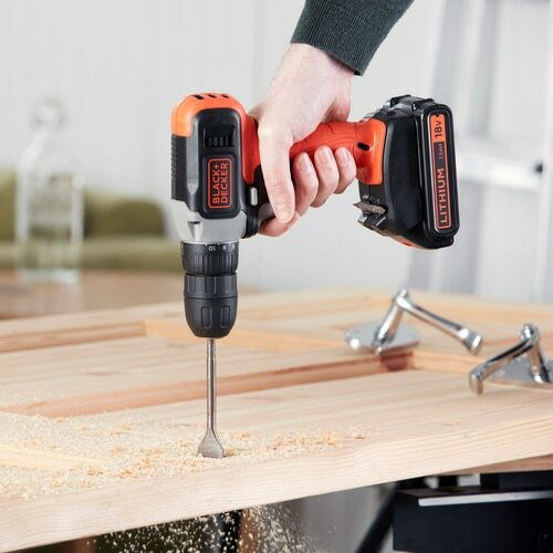 Black & Decker Δραπανοκατσάβιδο Μπαταρίας 18V 1x1.5Ah BCD001C1 - Image 3