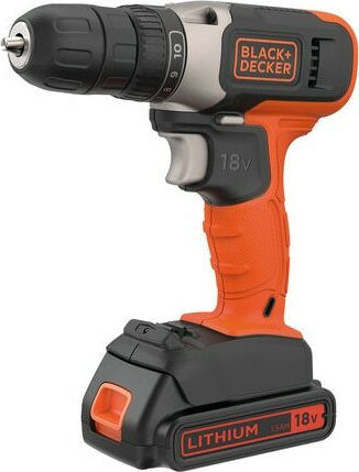 Black & Decker Δραπανοκατσάβιδο Μπαταρίας 18V 1x1.5Ah BCD001C1 - Image 2