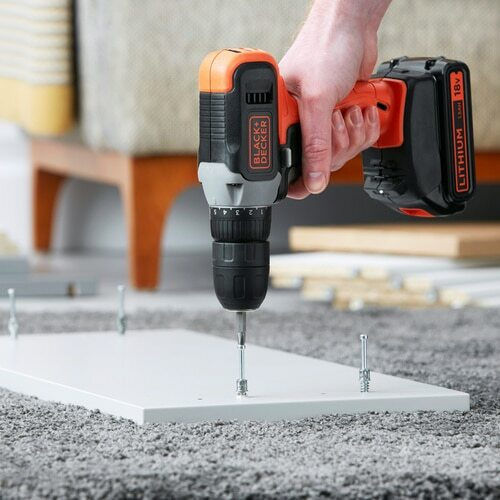 Black & Decker Δραπανοκατσάβιδο Μπαταρίας 18V 1x1.5Ah BCD001C1 - Image 5