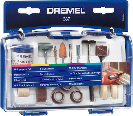 Dremel 687 Σετ Εξαρτημάτων Πολυεργαλείων 52τμχ 26150687JA