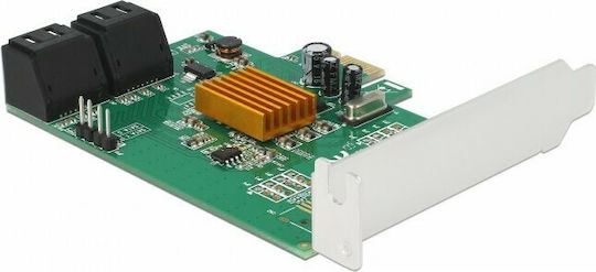 DeLock Κάρτα PCIe σε 4 θύρες SATA (90382)