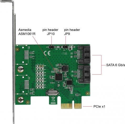 DeLock Κάρτα PCI σε 2 θύρες SATA (90392) - Image 4