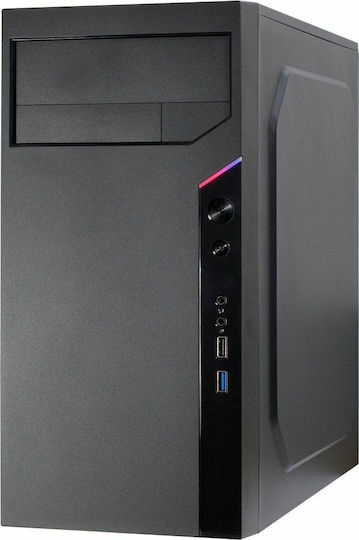 Inter-Tech IT-6505 Reto Micro Tower Κουτί Υπολογιστή Μαύρο - Image 3