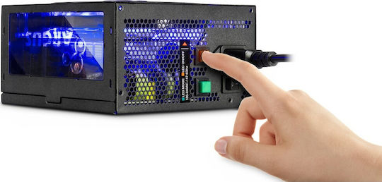 Inter-Tech Argus RGB-750W CM II 750W Μαύρο Τροφοδοτικό Υπολογιστή Semi Modular 80 Plus Gold - Image 3