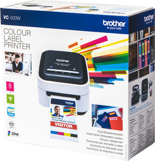 Brother Vc-500w Εκτυπωτής Ετικετών Zink USB, Wi-Fi, Bluetooth, Ethernet 313 dpi Έγχρωμος VC-500W - Image 11
